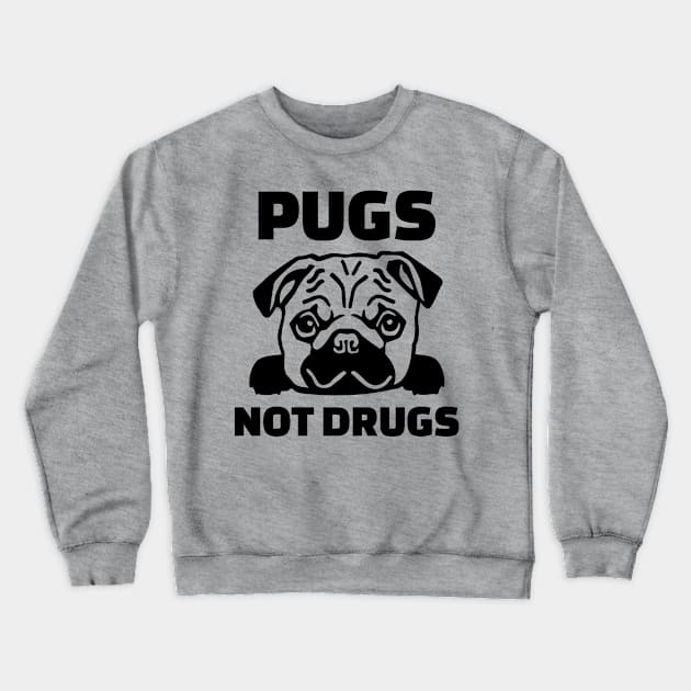 Pugs Love Crewneck Sweatshirt by Likkey